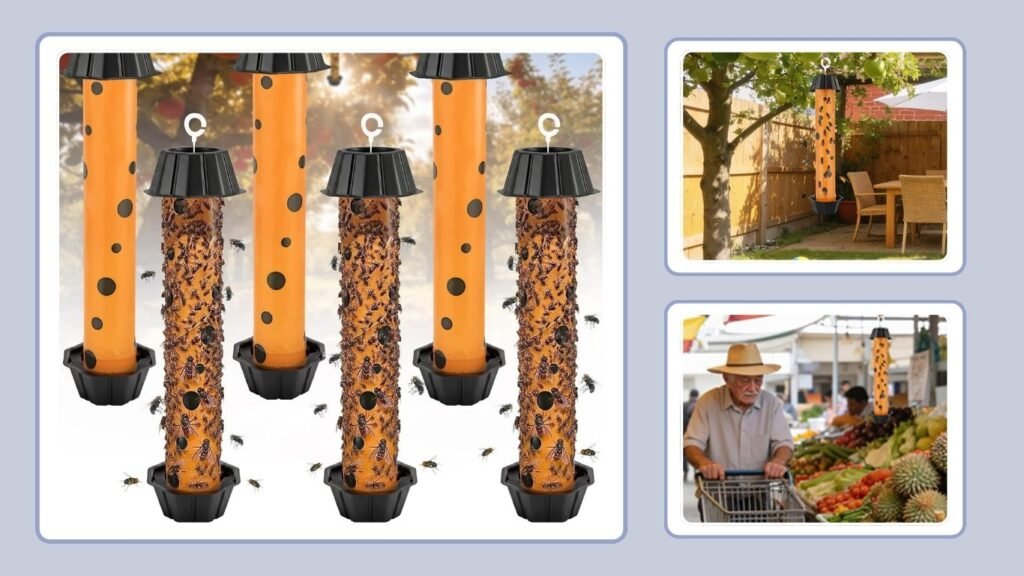 Outdoor Sticky Wasp & Flying Insect Catcher