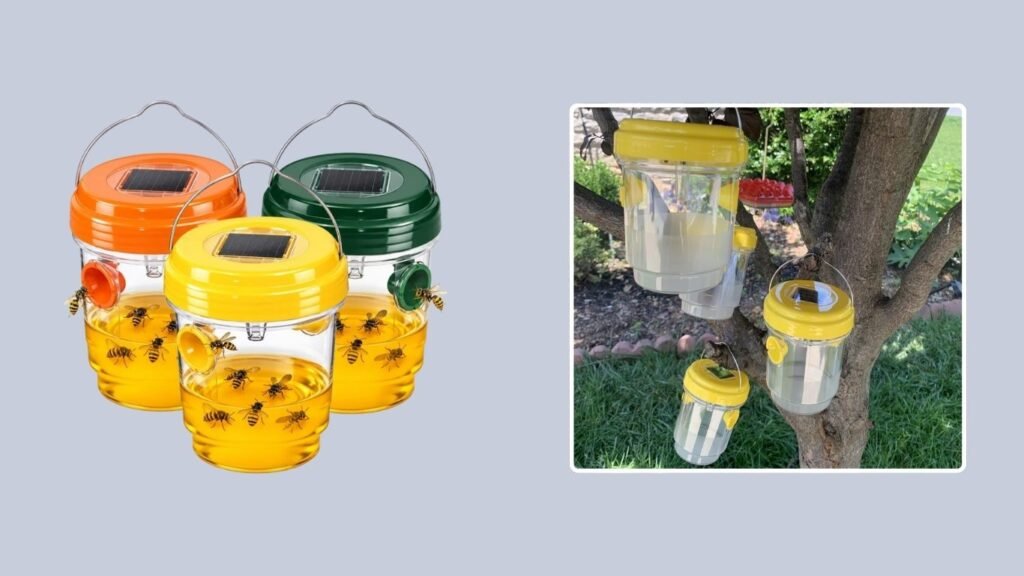 Reusable Outdoor Hanging Yellow Jacket & Wasp Trap