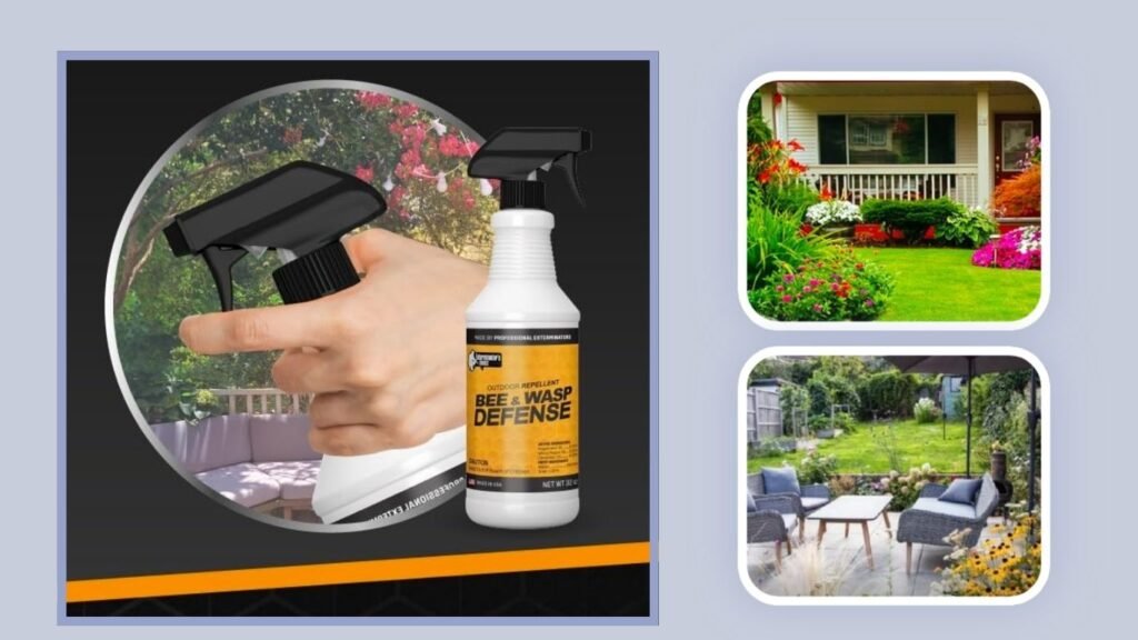 Wasp and Bee Repellent Outdoor Spray – 20 oz
