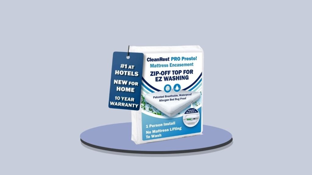 CleanRest PRO Presto! Zip-Off Top Mattress Encasement