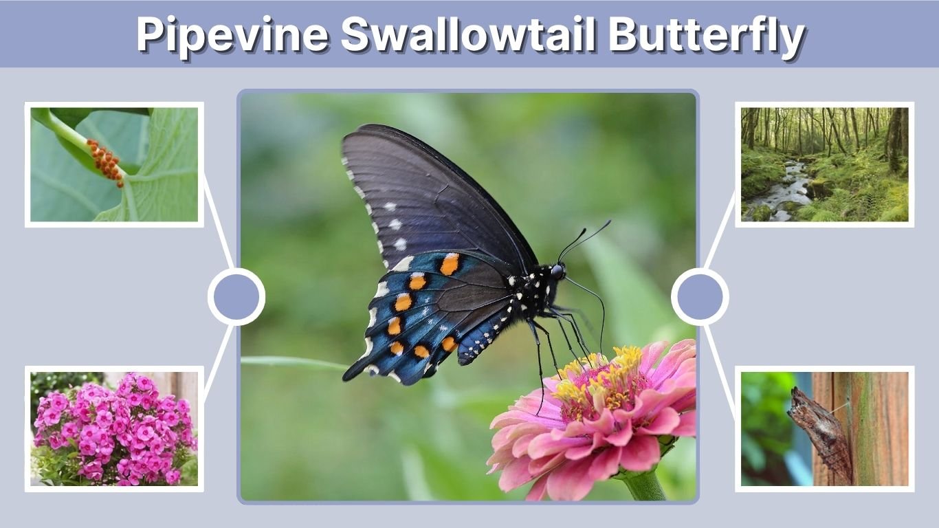 Pipevine Swallowtail Butterfly: Identification, Life Cycle & Facts