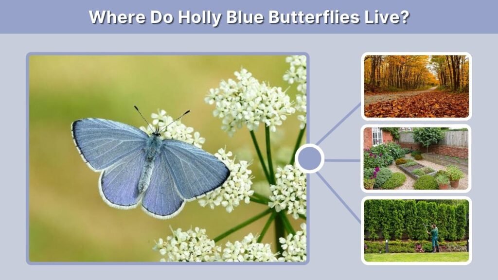 Where Do Holly Blue Butterflies Live?