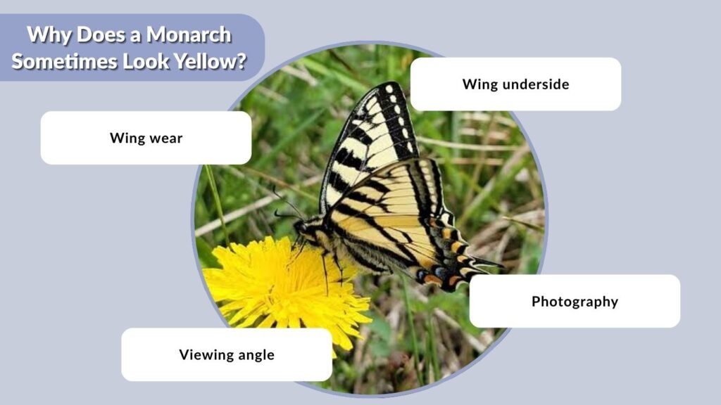Why Does a Monarch Sometimes Look Yellow?