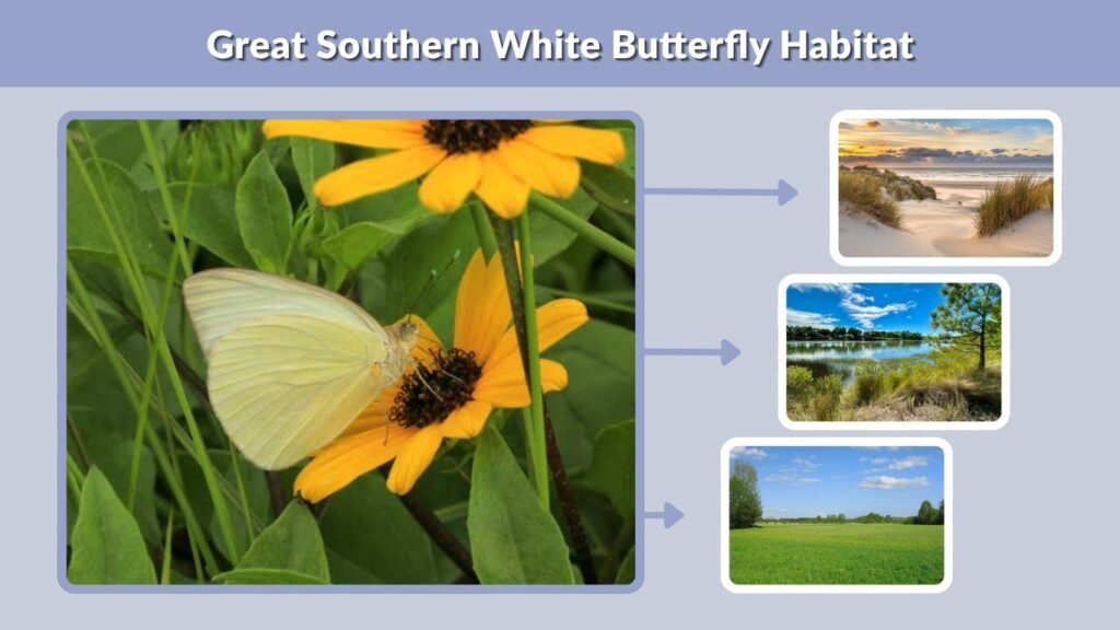 Great Southern White Butterfly Habitat