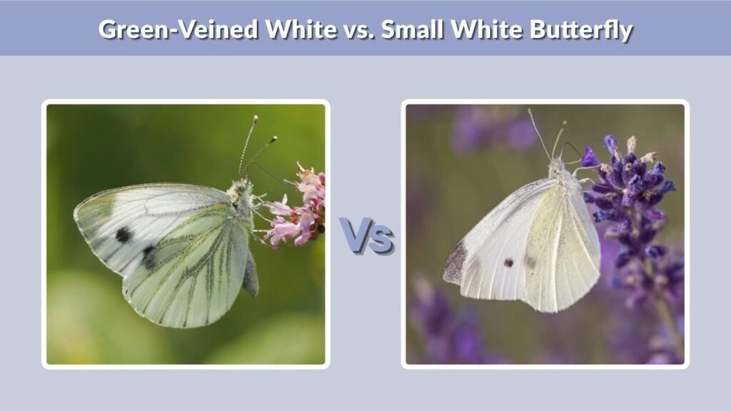 Green-Veined White vs. Small White Butterfly