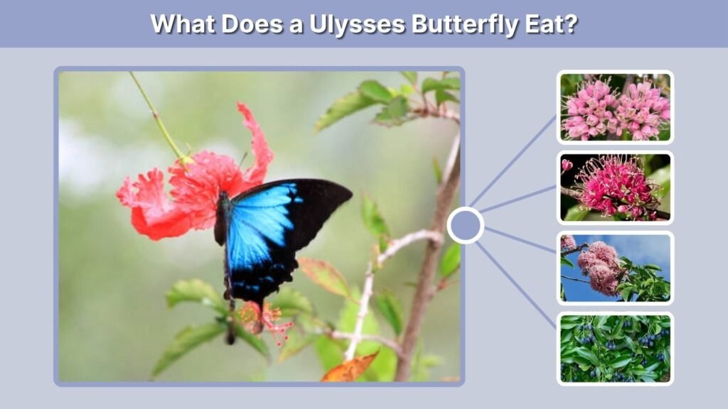 What Does a Ulysses Butterfly Eat?