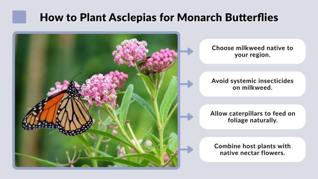 How to Plant Asclepias for Monarch Butterflies