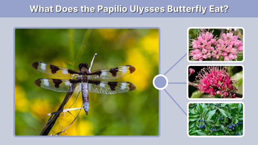 What Does the Papilio Ulysses Butterfly Eat?