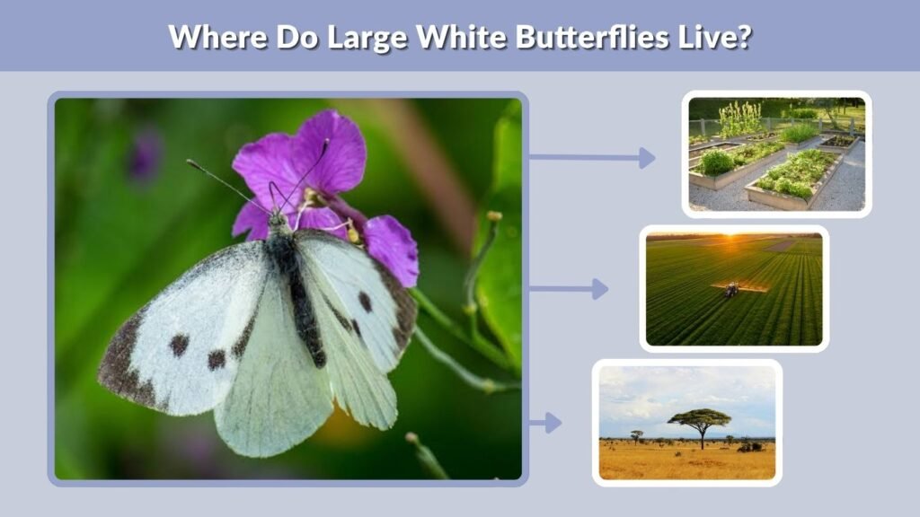 Where Do Large White Butterflies Live?