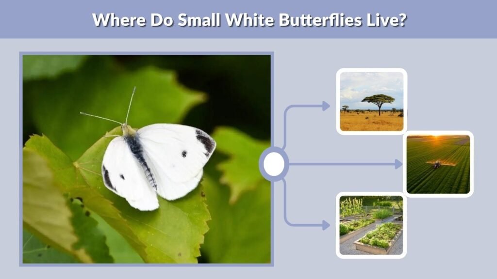 Where Do Small White Butterflies Live?