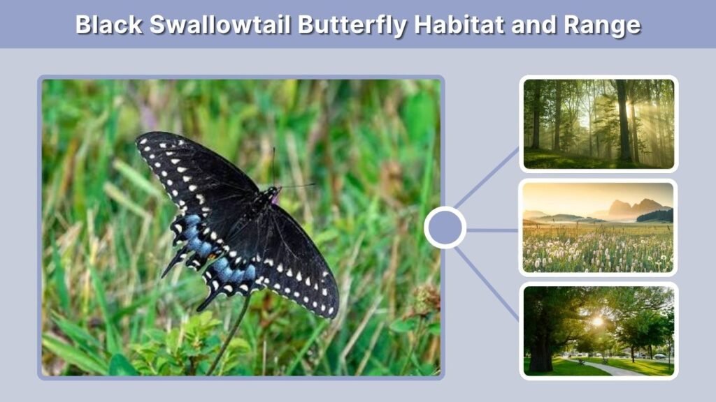 Black Swallowtail Butterfly Habitat and Range