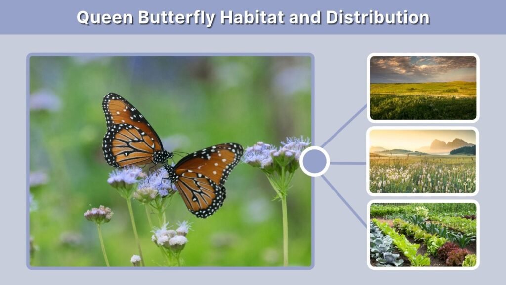 Queen Butterfly Habitat and Distribution
