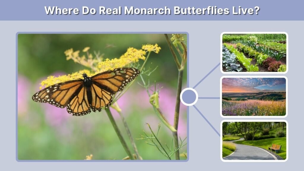 Where Do Real Monarch Butterflies Live?