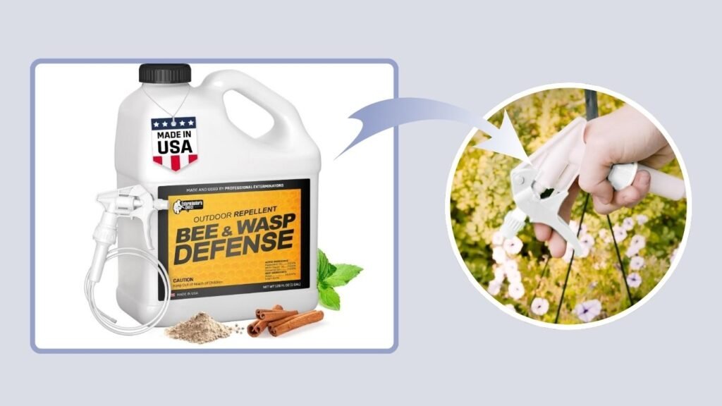 Exterminators Choice Bee & Wasp Defense Spray – 1 Gallon