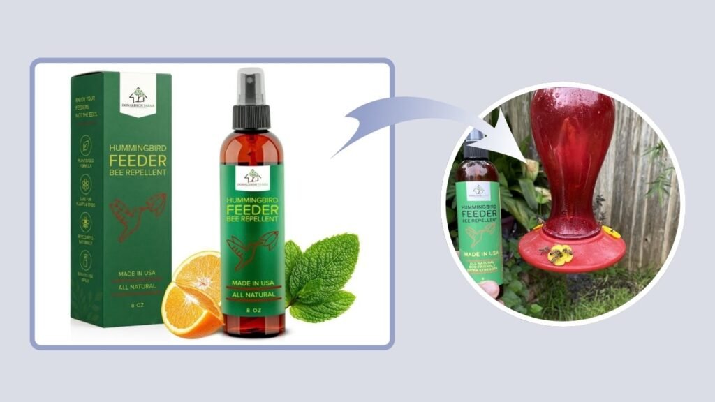 Donaldson Farms Hummingbird Feeder Bee Repellent Spray