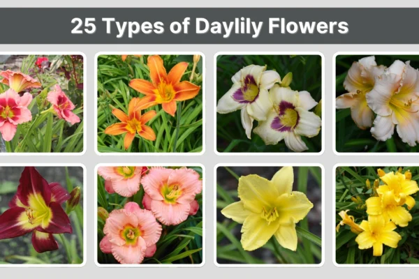 25 Types of Daylily Flowers Identification with Pictures 