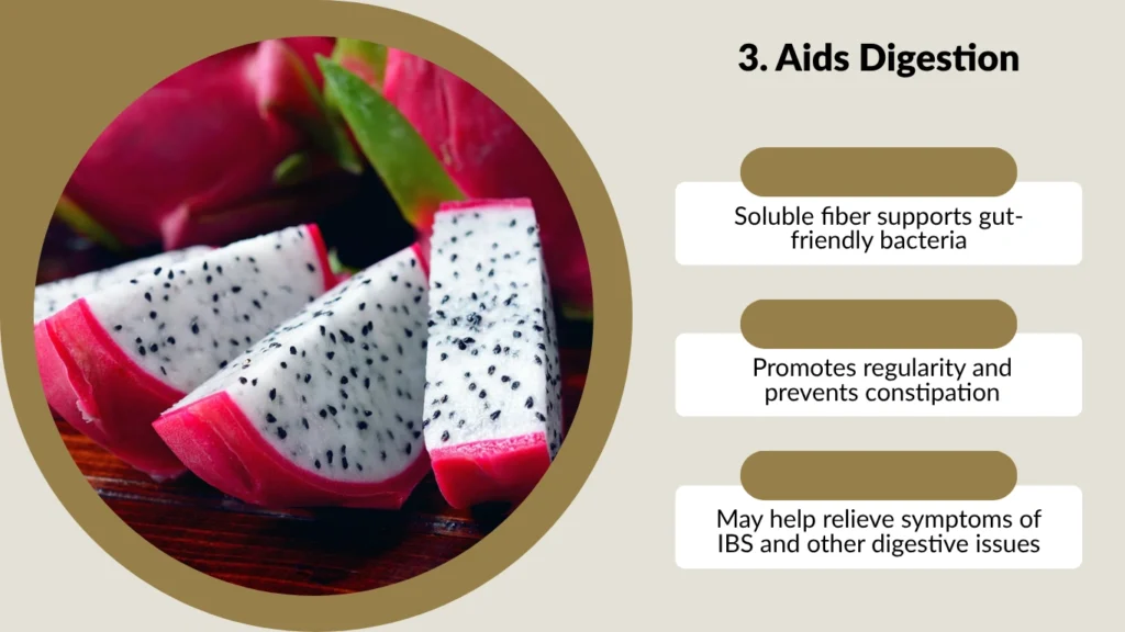3. Aids Digestion