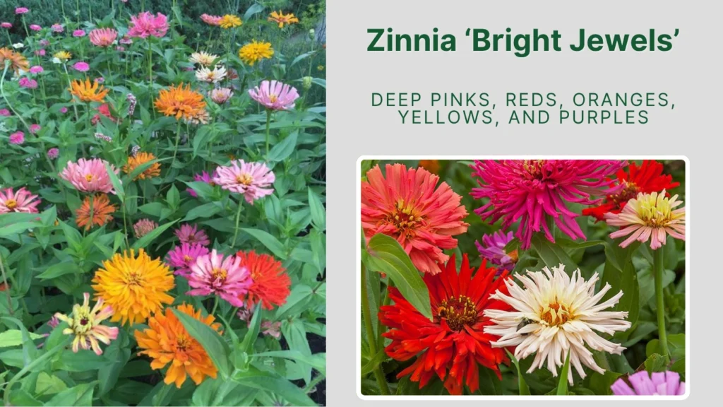 Zinnia ‘Bright Jewels’