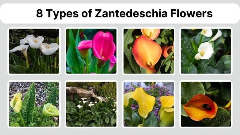 8 Types of Zantedeschia Flowers: Species  Identification with Pictures  
