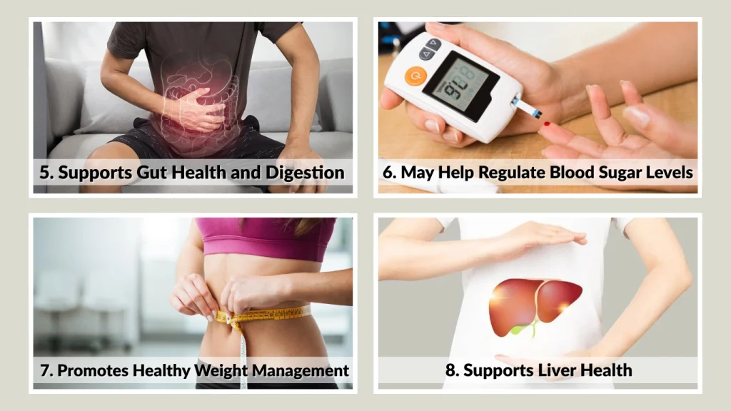 Health Benefits of Shiitake Mushrooms. Supports Gut Health and Digestion