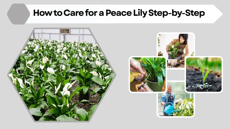 How to Care for a Peace Lily Step-by-Step (Houseplant & Outdoor Guide)
