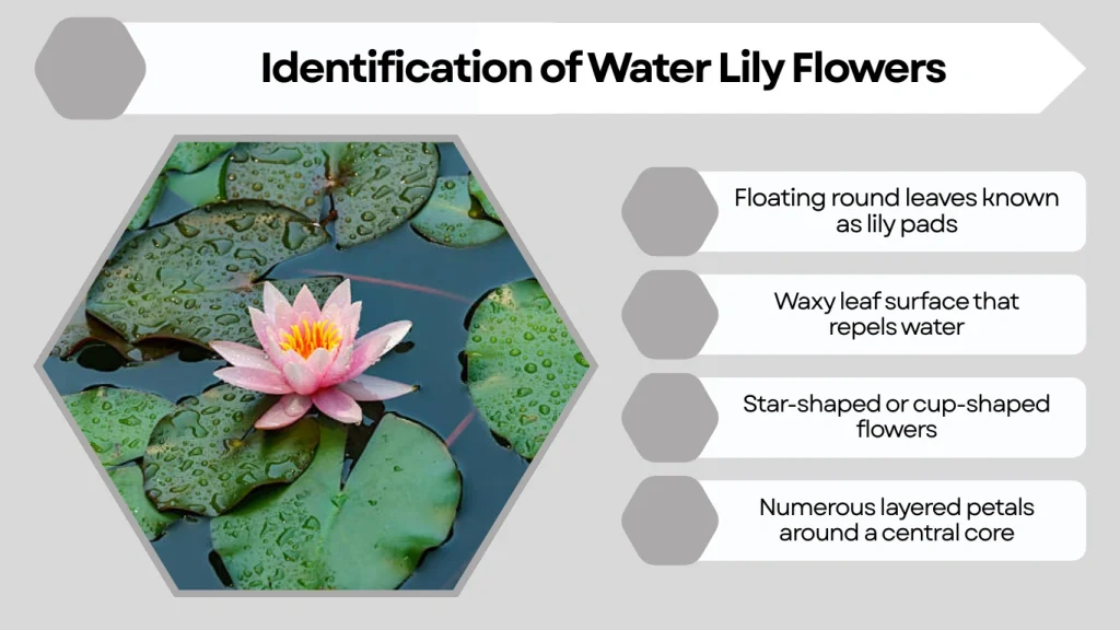 Identification of Water Lily Flowers