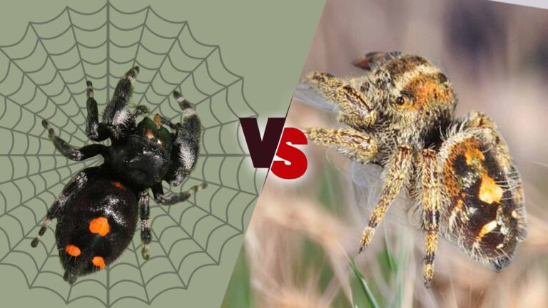 Phidippus Audax Male vs Female