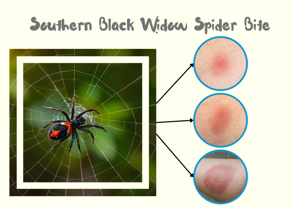 Southern Black Widow Spider Bite