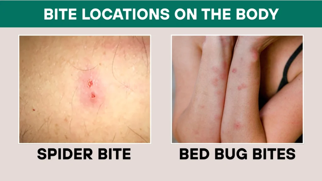 Bite Locations on the Body