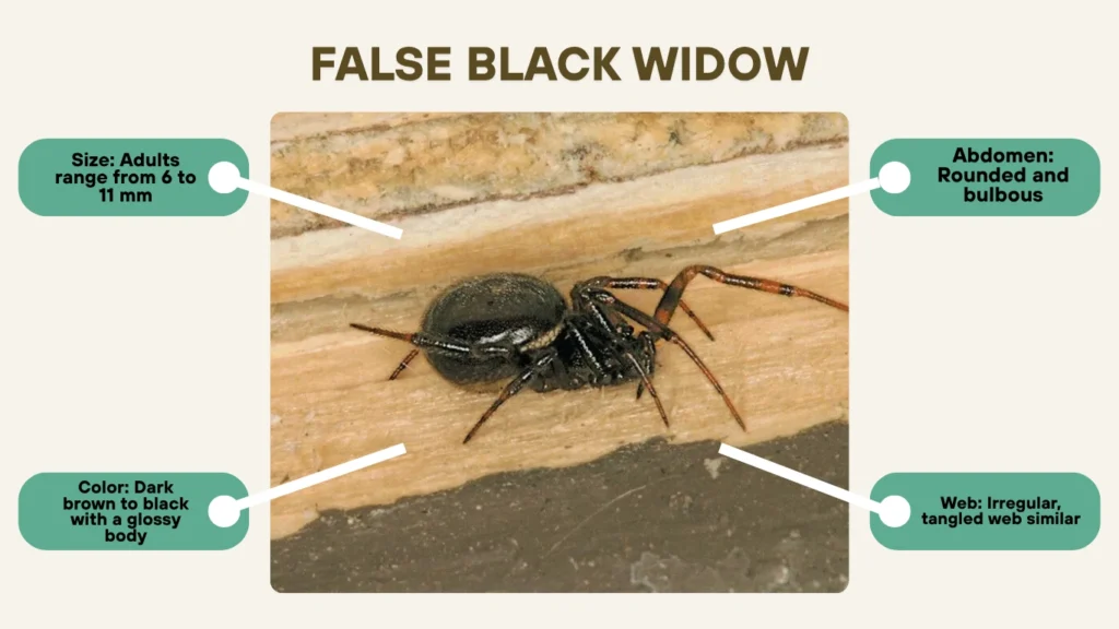 False Black Widow (Steatoda grossa)