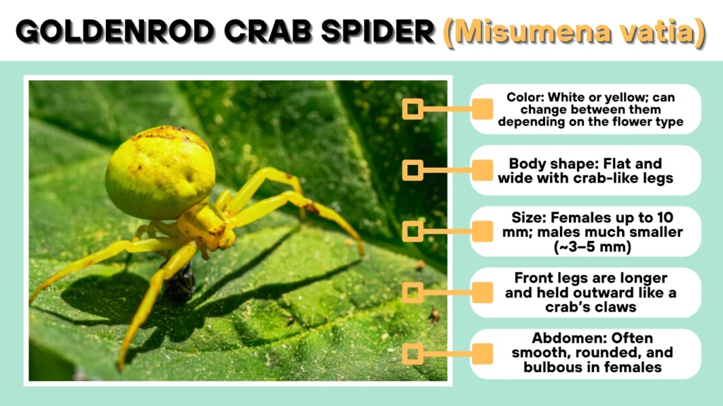 13 Types Of Crab Spiders Identification With Pictures