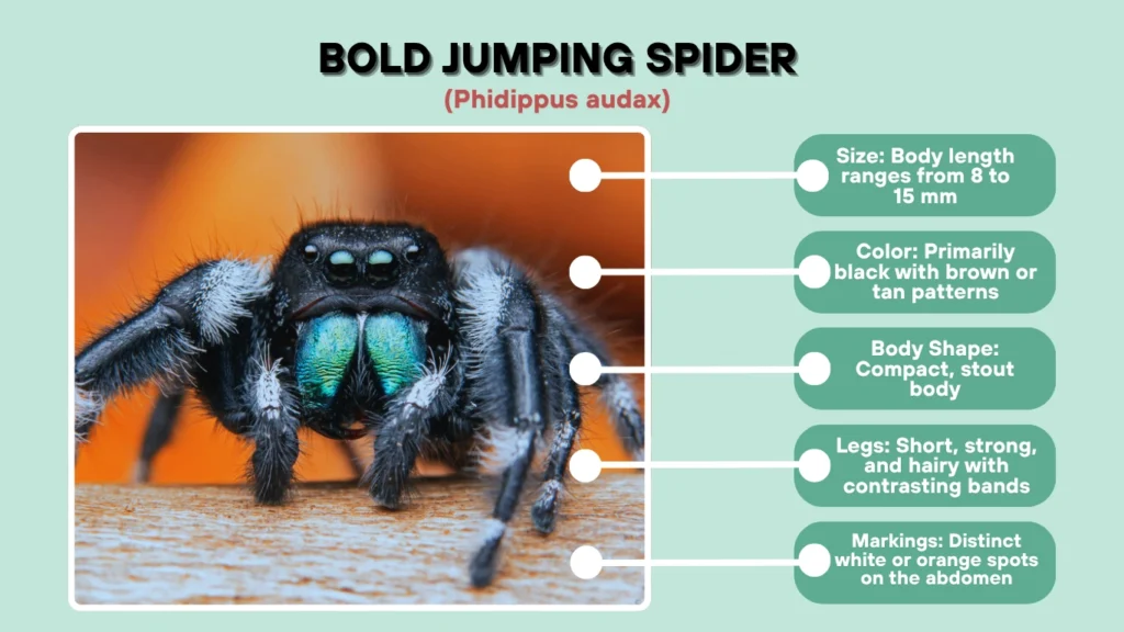 Bold Jumping Spider (Phidippus audax)