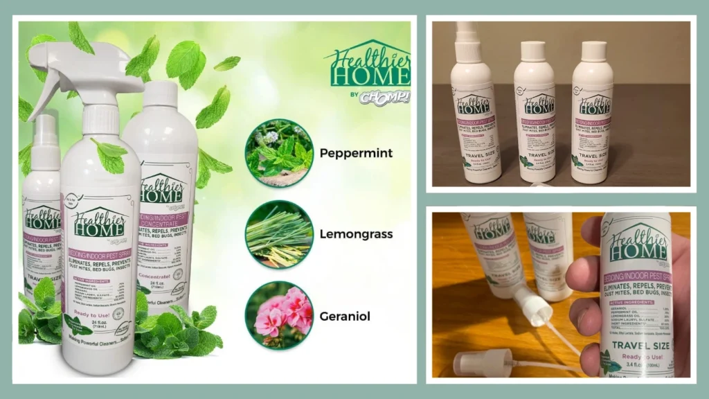 CHOMP! Travel Size Bed Bug & Insect Repellent – 3.4 oz