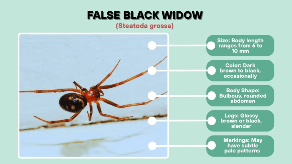 False Black Widow (Steatoda grossa)