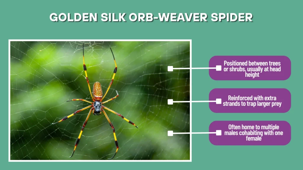Golden Silk Orb-Weaver Spider