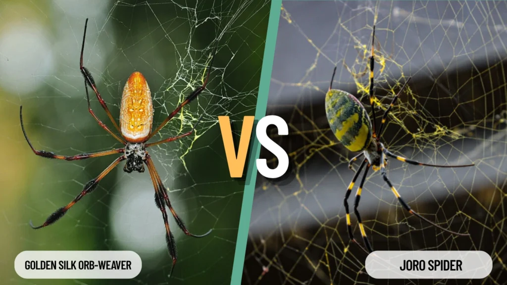 Golden Silk Orb-Weaver vs Joro Spider