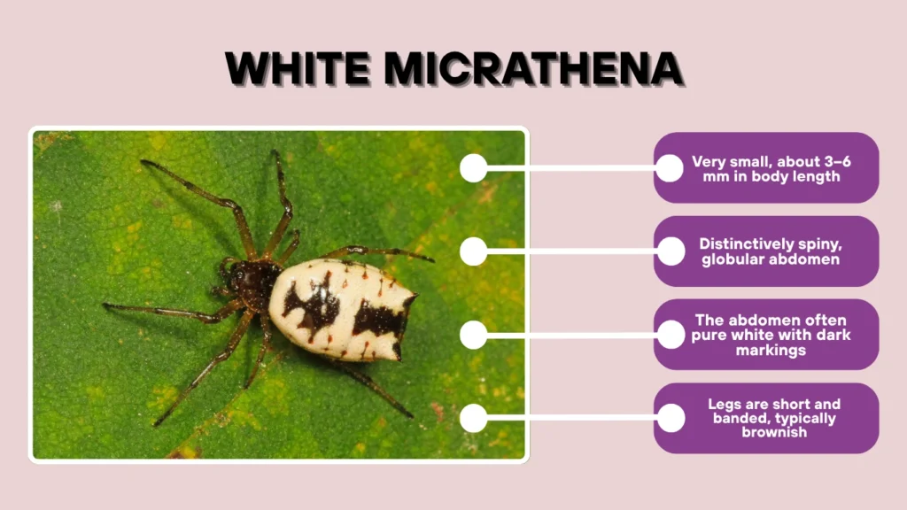 White Micrathena