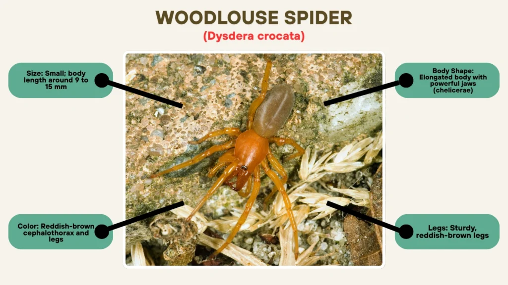 Woodlouse Spider (Dysdera crocata)