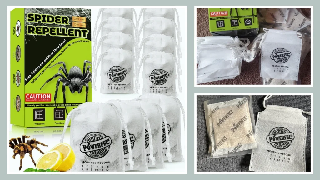 COOMLY Long‑Lasting Spider Repellent Pouches (12‑Pack)