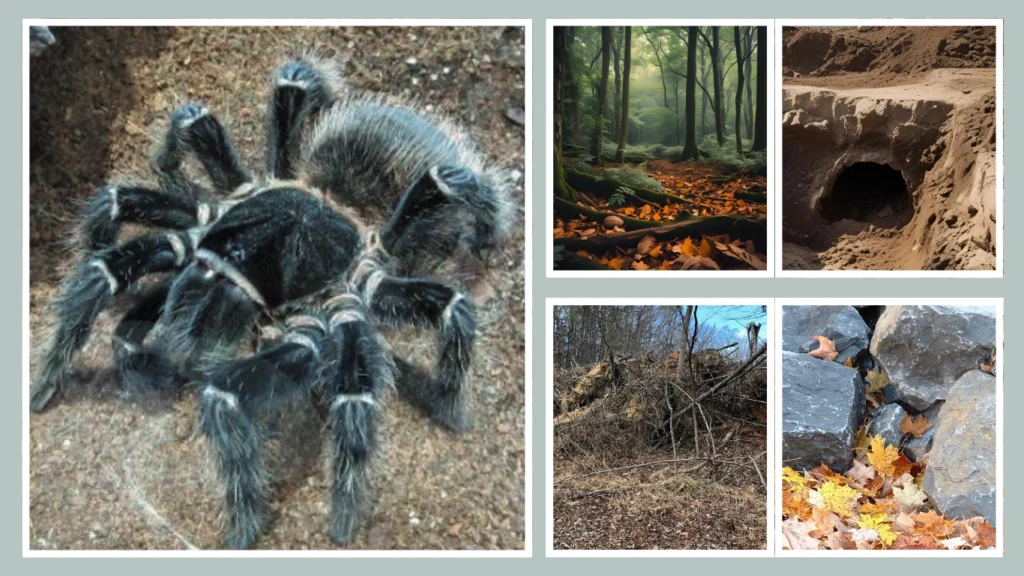 Brazilian Salmon Pink Bird-Eating Spider Habitat and Natural Environment