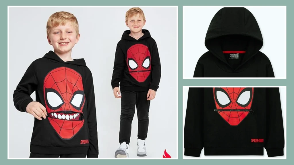 Marvel Boys Hoodie Sweatshirt Activewear