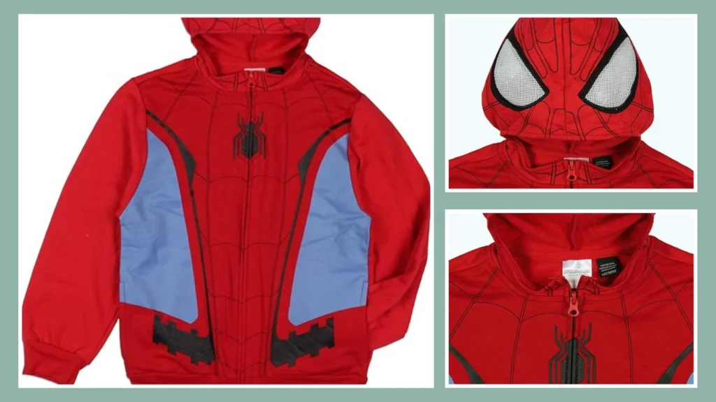 Marvel Spider-Man Spidey Costume Full Zip