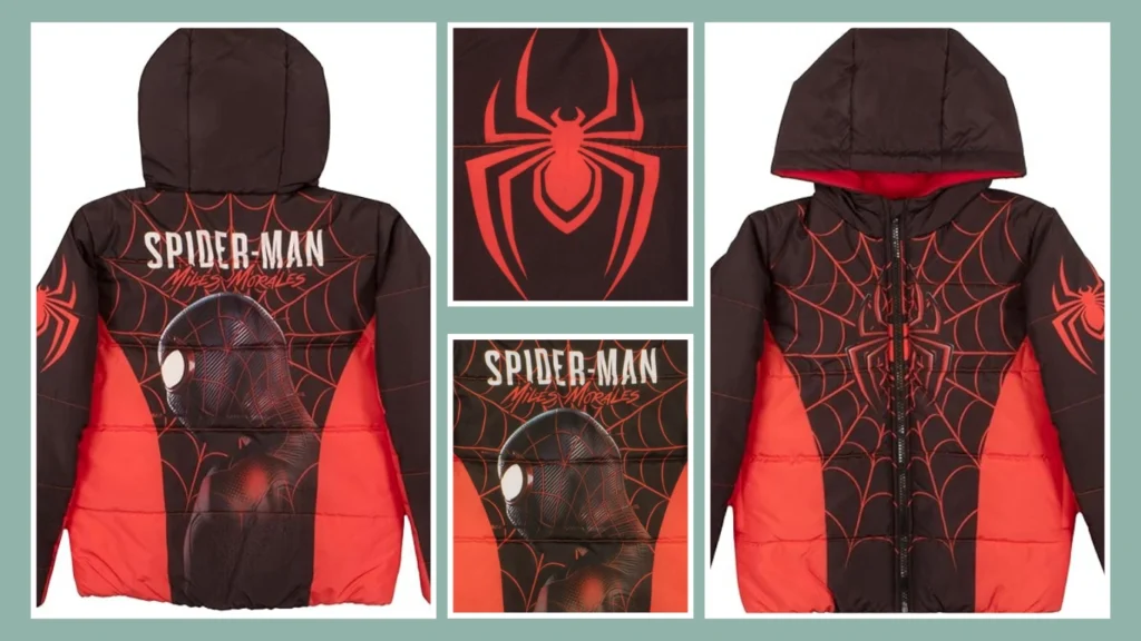 Marvel Winter Spider-Man Graphic Puffer