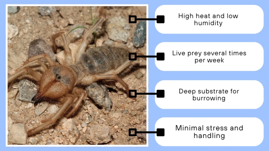 Camel Spiders in Captivity: Do They Live Longer?