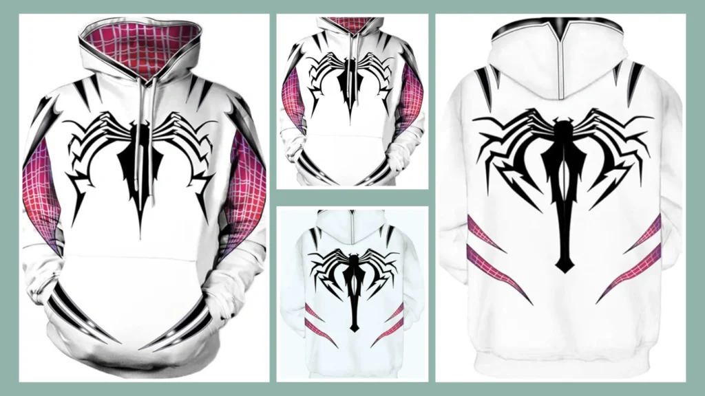 Spider Sweatshirt Cosplay Clothing XXX Large