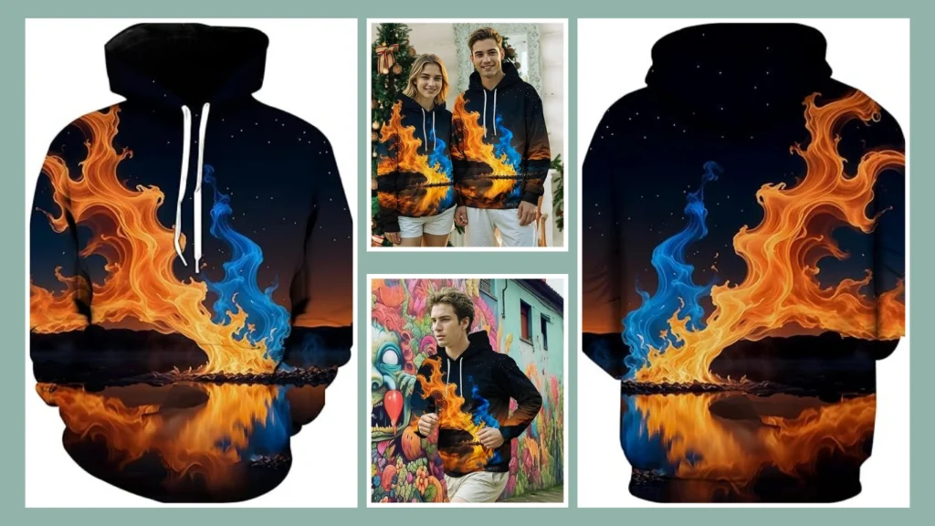 TIANLU Novelty Sweatshirt Graphic Pullover