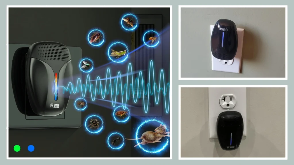 Upgraded Ultrasonic Pest Repeller with Dynamic Frequency (6‑Pack)