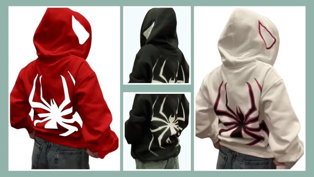 ZENMANCHEN Hoodie Spider Aesthetic Graphic