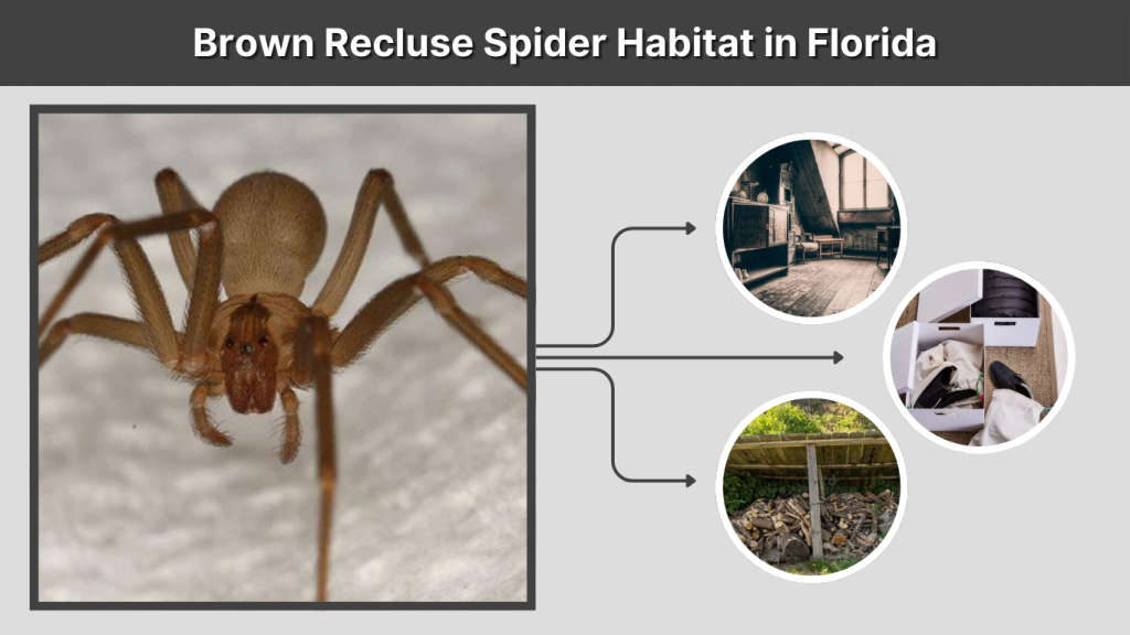 Brown Recluse Spider Habitat in Florida