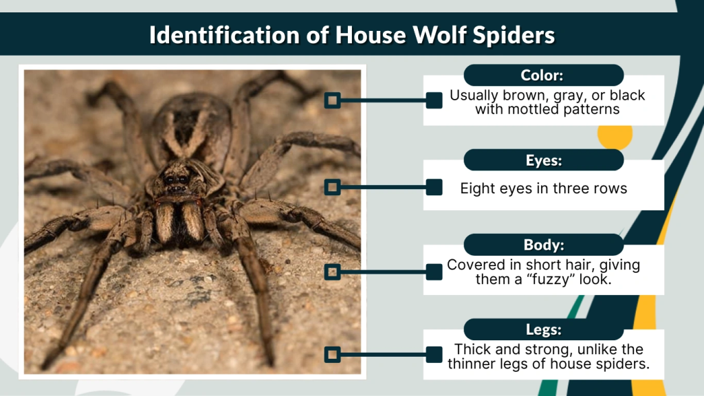 Identification of House Wolf Spiders